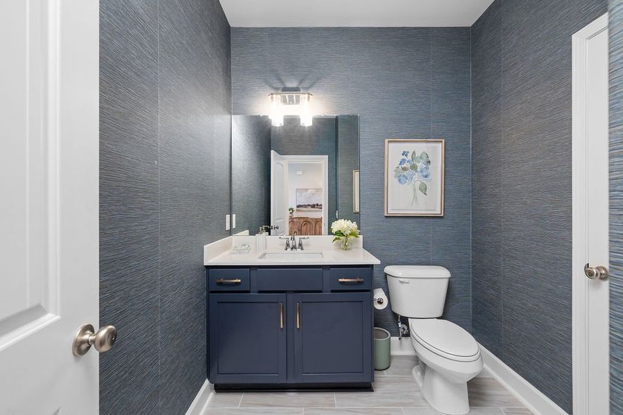 Furnished interior in a model home at Ramsey Landing in Rincon (Image 16).