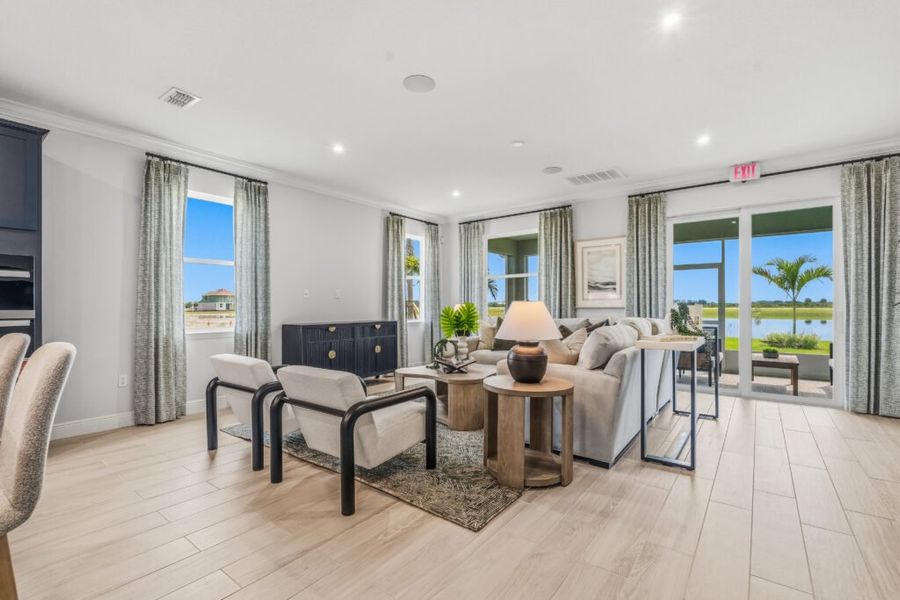 Furnished interior in a model home at Pineapple Grove in Fort Pierce (Image 22). Furnished interior in a model home at Pineapple Grove in Fort Pierce (Image 22).