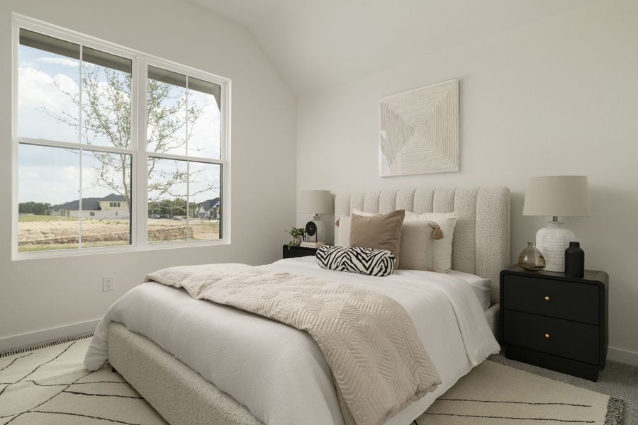 Furnished interior in a model home at Meadow Lakes in Fort Worth (Image 22). Furnished interior in a model home at Meadow Lakes in Fort Worth (Image 22).