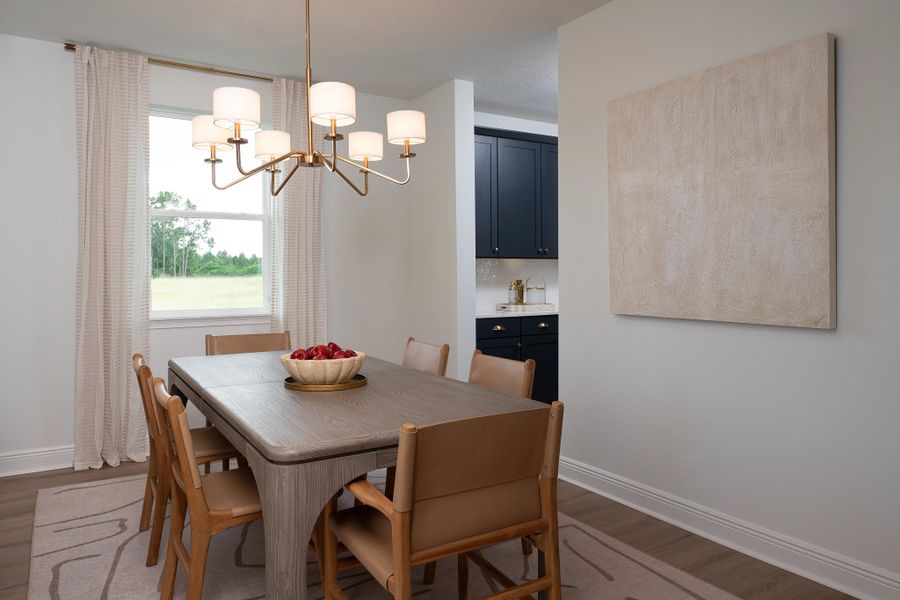 Furnished interior in a model home at Ardisia Park in New Smyrna Beach (Image 7). Furnished interior in a model home at Ardisia Park in New Smyrna Beach (Image 7).