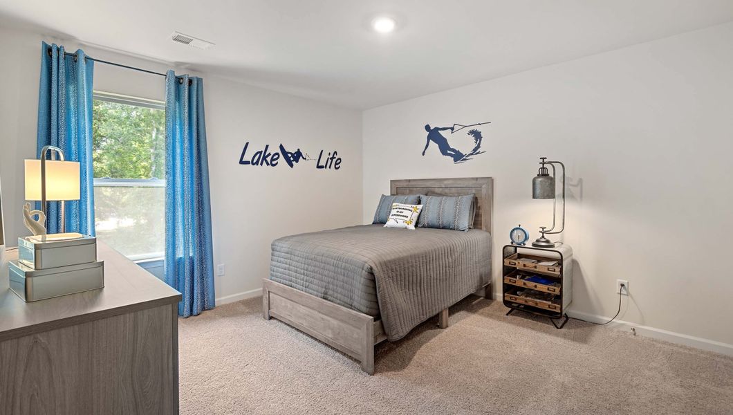 Furnished interior in a model home at Rocky River Ridge in Anderson (Image 20).