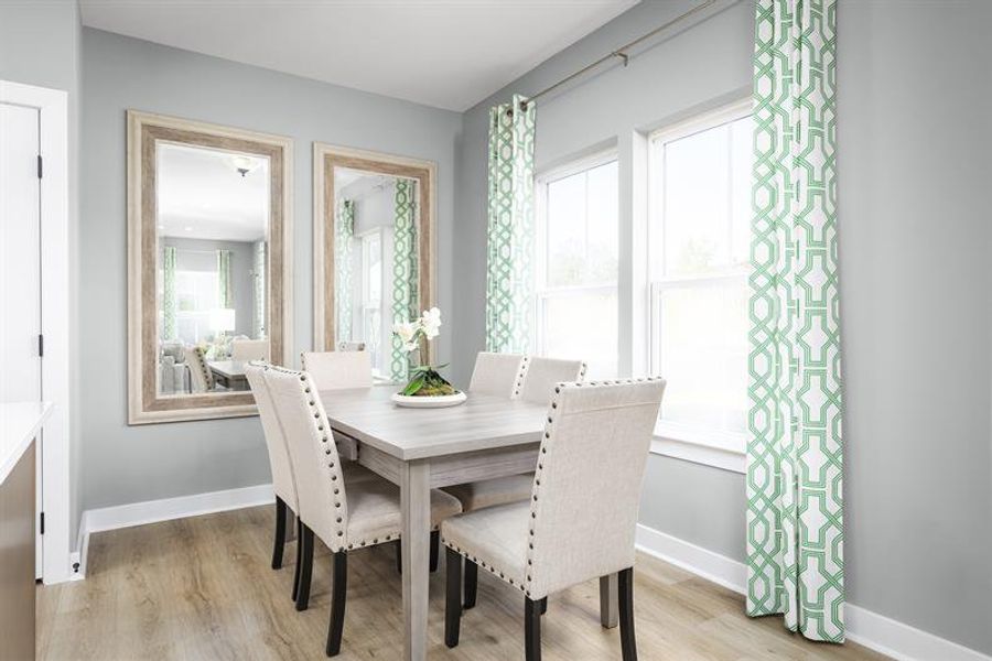 Spread out, host comfortably, and enjoy meals with room to spare.