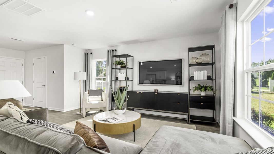 Furnished interior in a model home at Chandler Pointe in Rural Hall (Image 17).