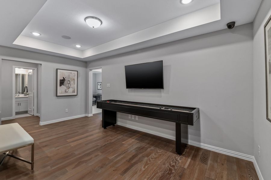 Castle Hills Northpointe Townhomes Game Room by American Legend Homes