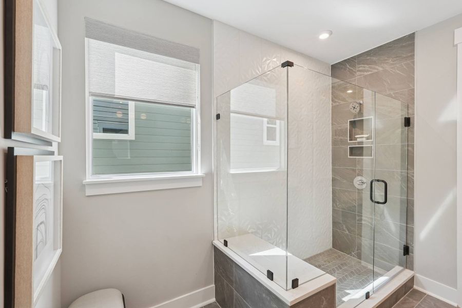 Furnished interior in a model home at The Meadows Collection at Serenity in Fuquay Varina (Image 32).