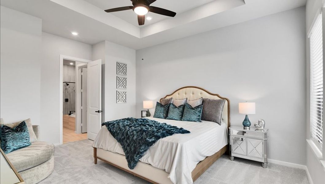 Furnished interior in a model home at Summer Place  35' in Montgomery (Image 56).