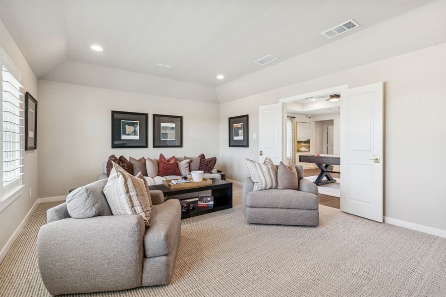 Furnished interior in a model home at Lakewood Village in Lakewood Village (Image 29).
