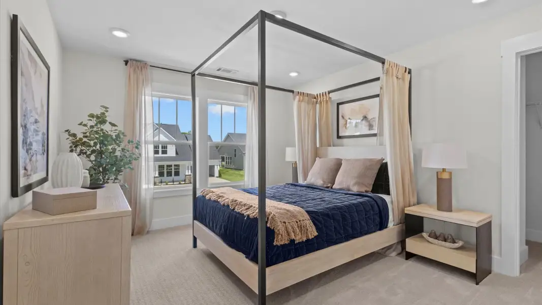 Furnished interior in a model home at Woodland Summit in Simpsonville (Image 3).