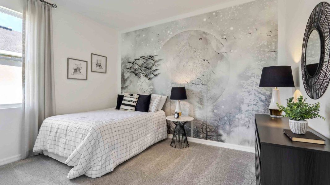 Furnished interior in a model home at Mockingbird Reserve at Winding Oaks in Ocala (Image 17).