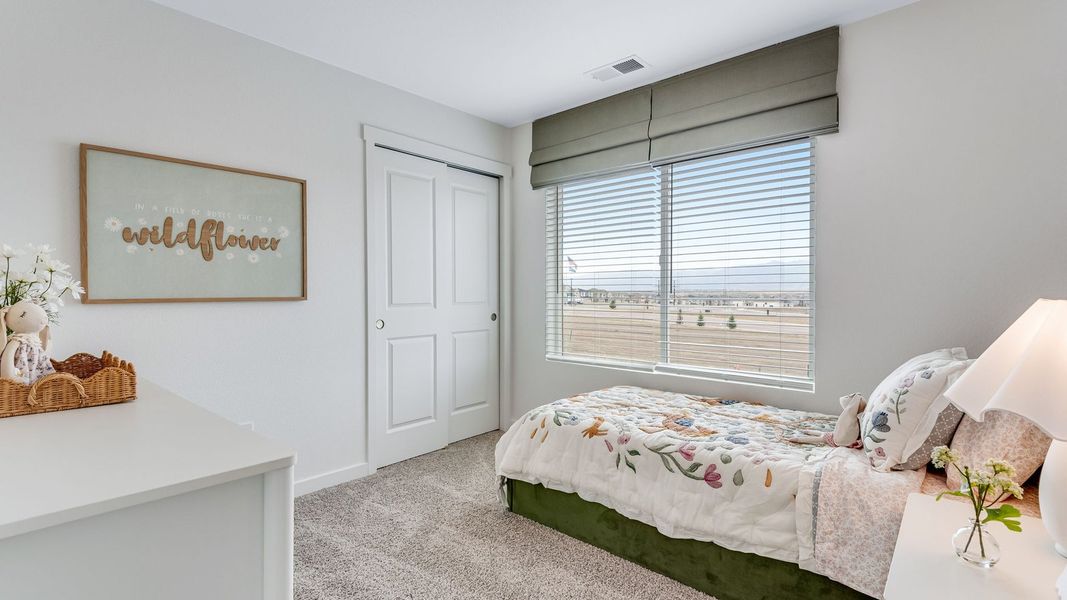 Furnished interior in a model home at The Ridge at Lorson Ranch in Colorado Springs (Image 24).