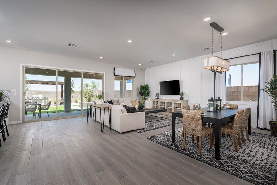 Furnished interior in a model home at Wildera – Peak Series in San Tan Valley (Image 5).