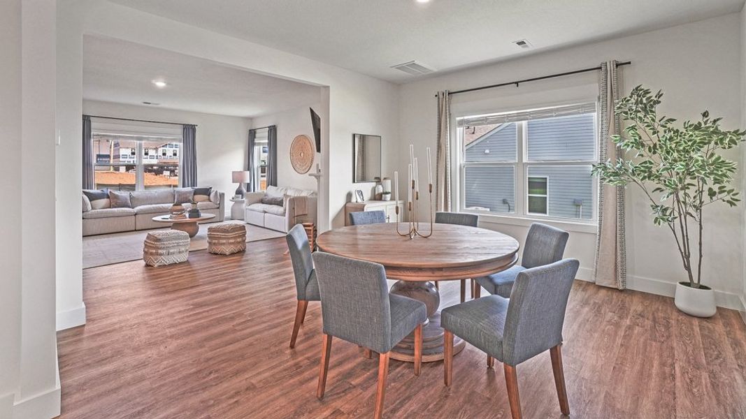 Furnished interior in a model home at Keebler Meadows in Johnson City (Image 14).