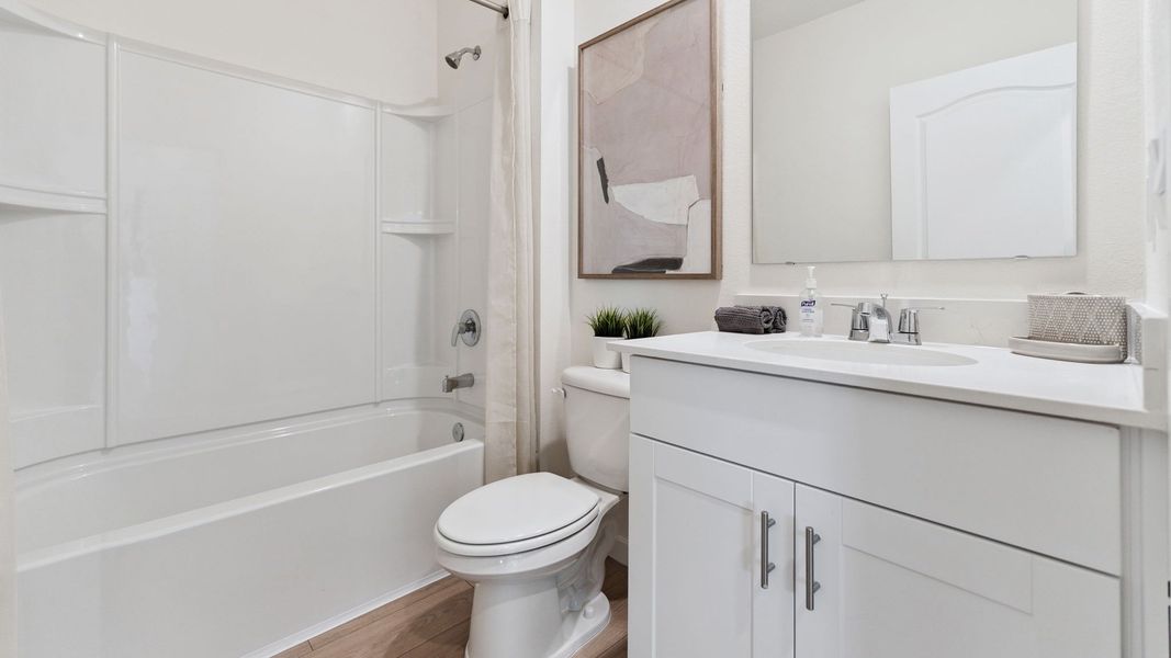 Furnished interior in a model home at Fountain View in Ormond Beach (Image 12).