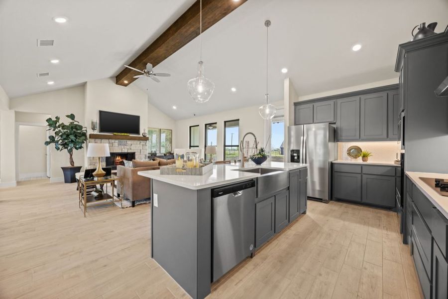 Furnished interior in a model home at Carrera Ranch in Waxahachie (Image 21). Furnished interior in a model home at Carrera Ranch in Waxahachie (Image 21).