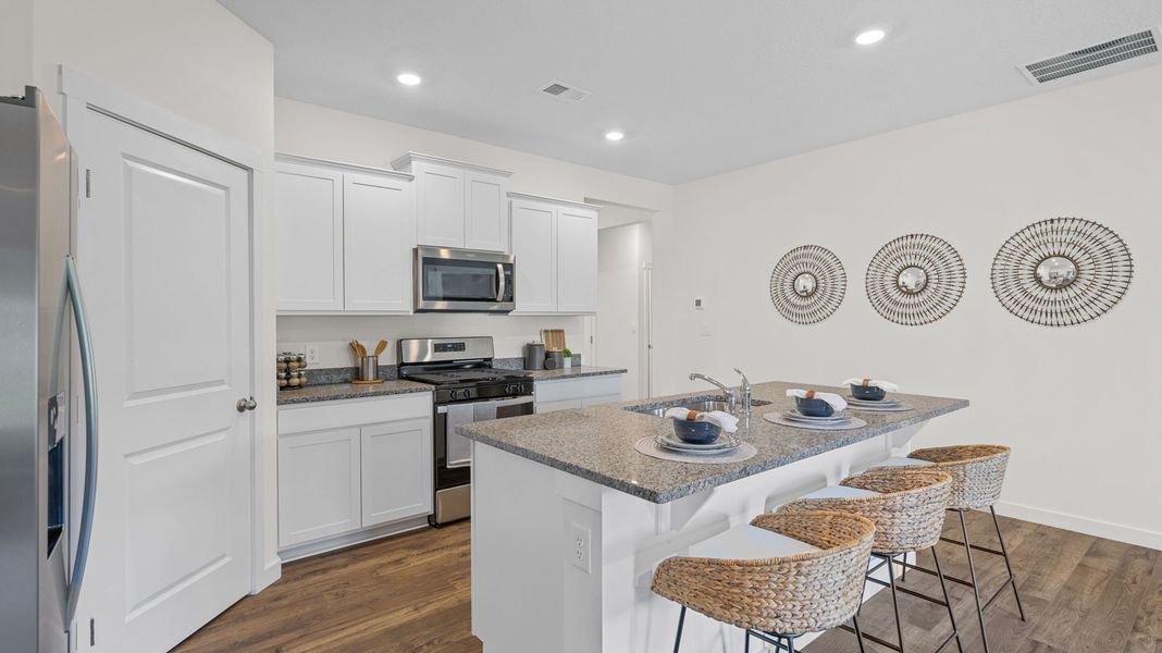 Furnished interior in a model home at Hillcrest Landing in McDonald (Image 16).