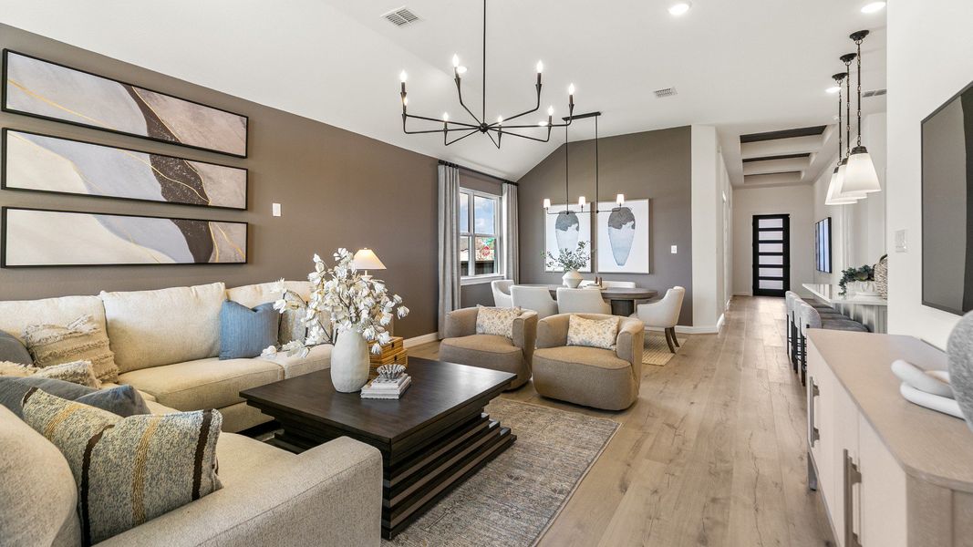 Furnished interior in a model home at Westland Ranch in League City (Image 29). Furnished interior in a model home at Westland Ranch in League City (Image 29).