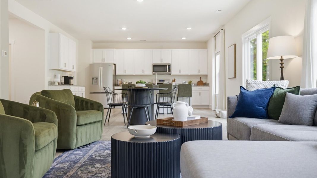 Furnished interior in a model home at Catlett Cove in Knoxville (Image 12).