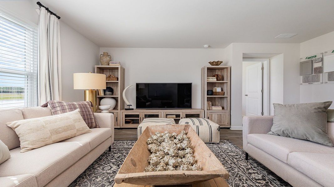Furnished interior in a model home at Heritage Crossing in Conway (Image 10).