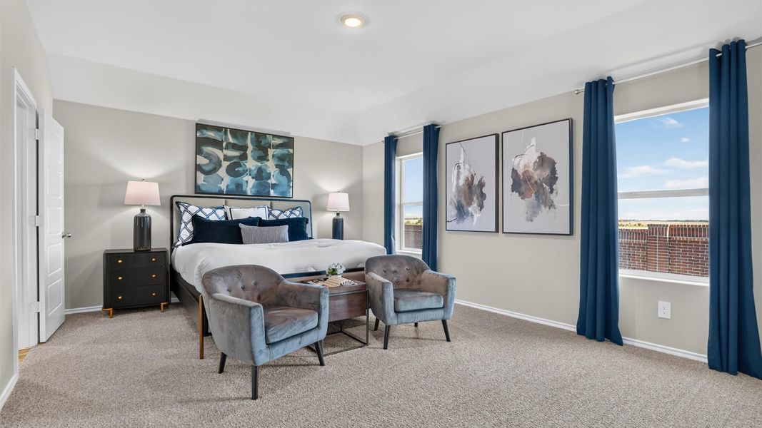 Furnished interior in a model home at Rock Creek West in Fort Worth (Image 27). Furnished interior in a model home at Rock Creek West in Fort Worth (Image 27).