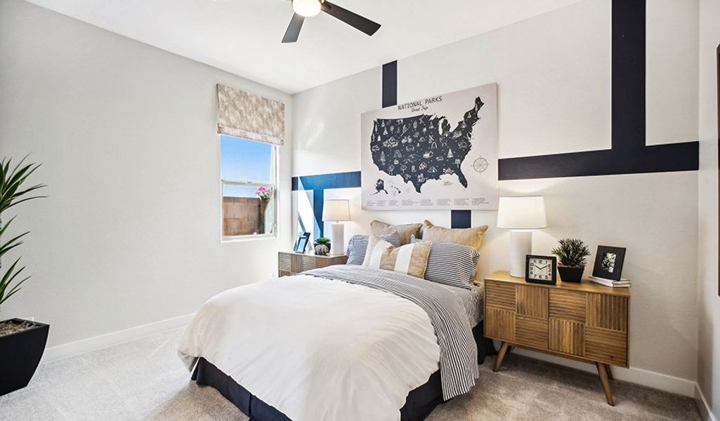 Furnished interior in a model home at Rye Manor in Parrish (Image 13).
