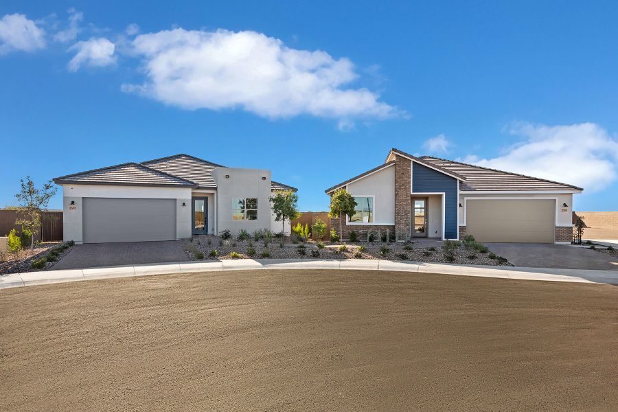 Front exterior of a home in the Bella Vista Farms community, located in Queen Creek, AZ (Image 4). Front exterior of a home in the Bella Vista Farms community, located in Queen Creek, AZ (Image 4).