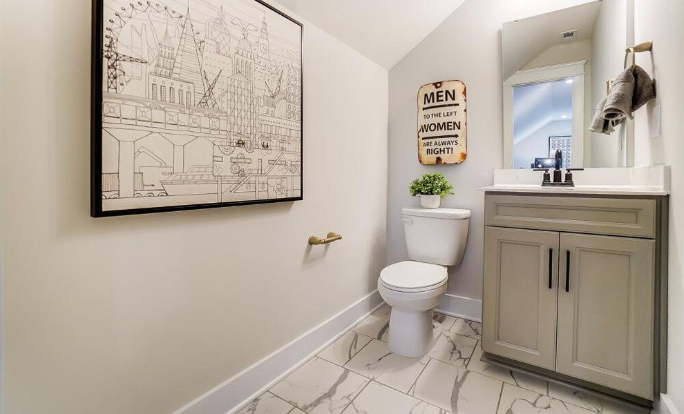 Furnished interior in a model home at Lauren Park in Lexington (Image 5).