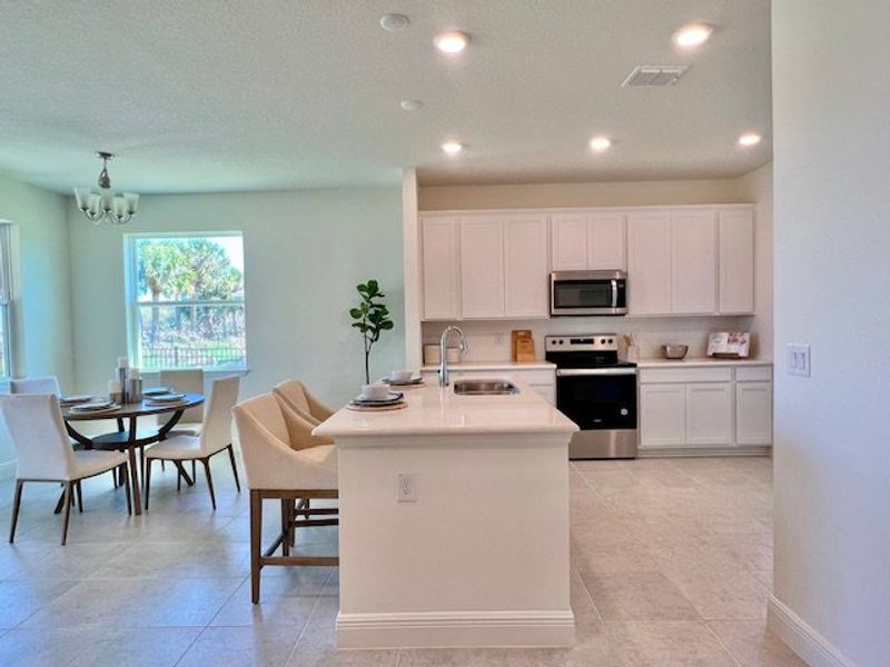 Furnished interior in a model home at Lakes At St Sebastian in Sebastian (Image 30).