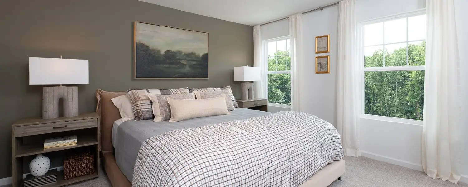 Furnished interior in a model home at Leydenview in Mableton (Image 7).