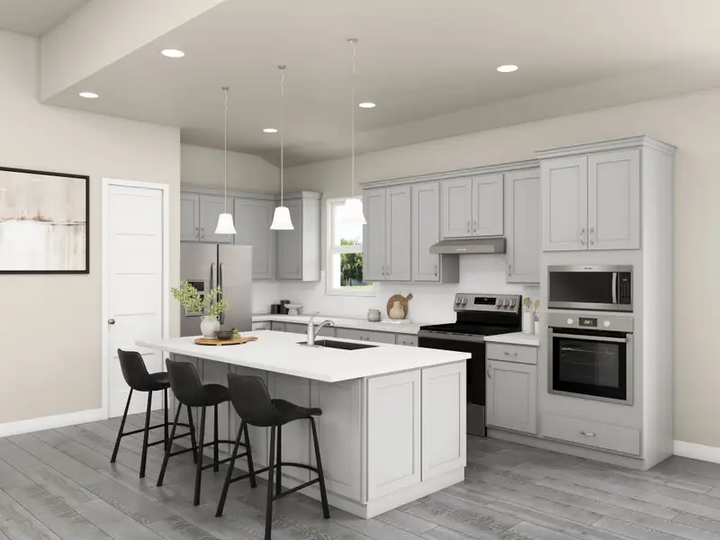 Furnished interior in a model home at Bridgeland: Premier Collection in Cypress (Image 6). Furnished interior in a model home at Bridgeland: Premier Collection in Cypress (Image 6).