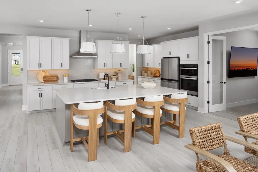 Furnished interior in a model home at Crosswind Ranch in Parrish (Image 6).