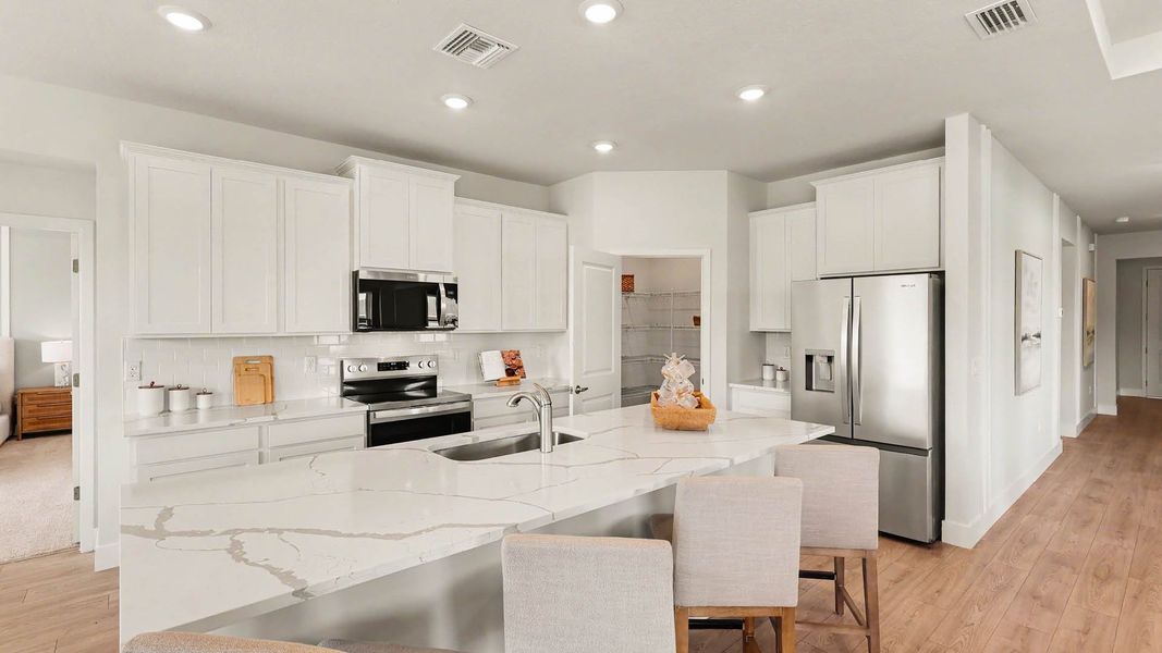 Furnished interior in a model home at Harbor Lake Estates in Titusville (Image 19). Furnished interior in a model home at Harbor Lake Estates in Titusville (Image 19).