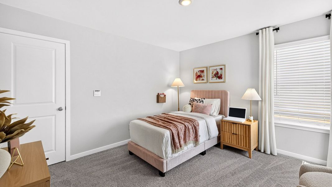 Furnished interior in a model home at Twinleaf Meadows in Monroe (Image 36).
