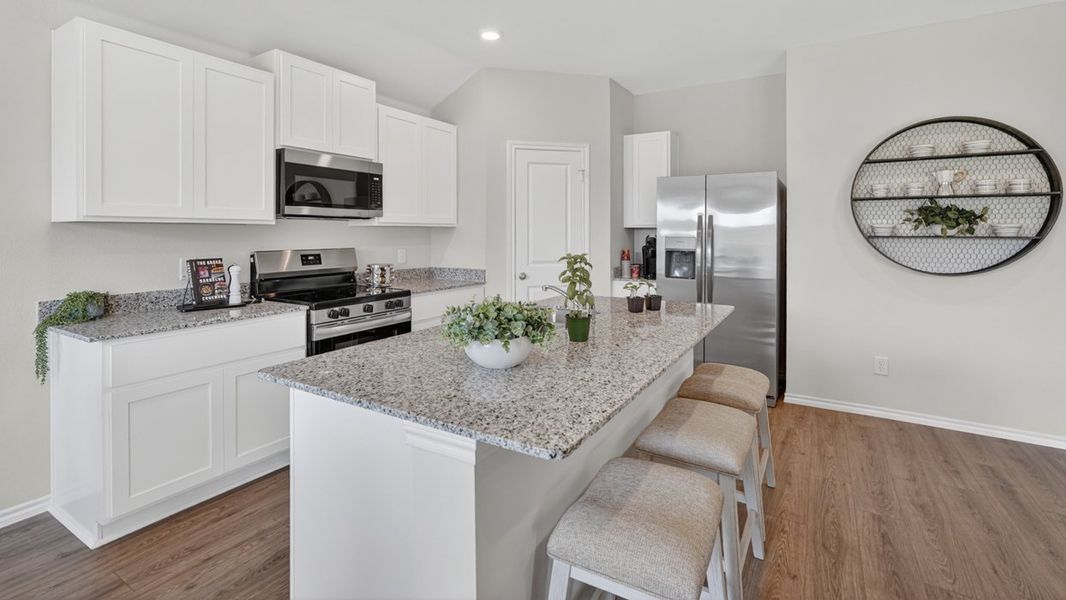 Furnished interior in a model home at Forestbrook Estates in Paris (Image 12).