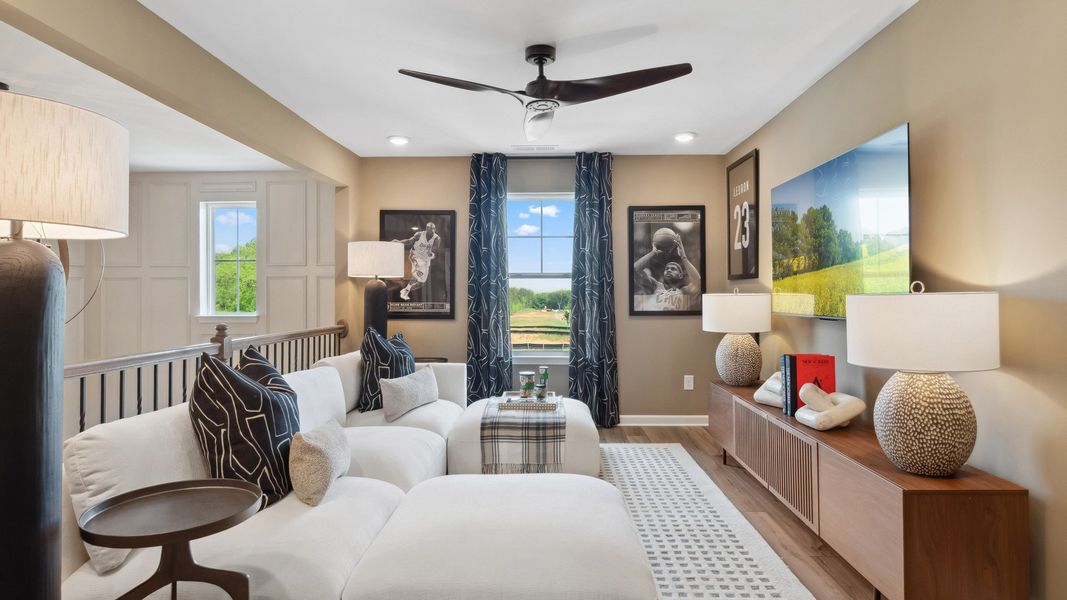 Furnished interior in a model home at Westwind Estates in Hampton (Image 13).