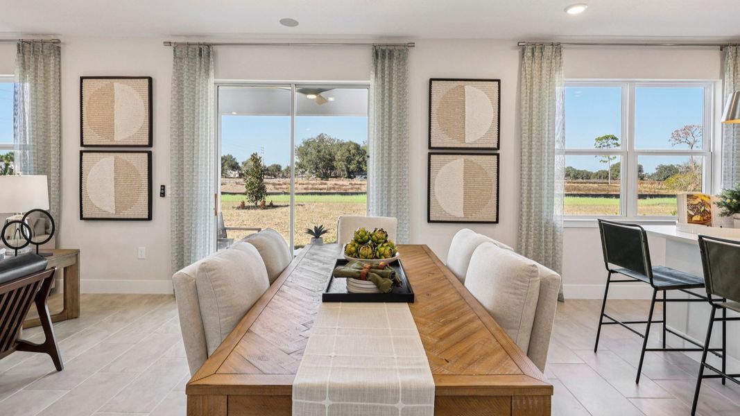 Furnished interior in a model home at Lakeside at Satilla in St. Cloud (Image 14).