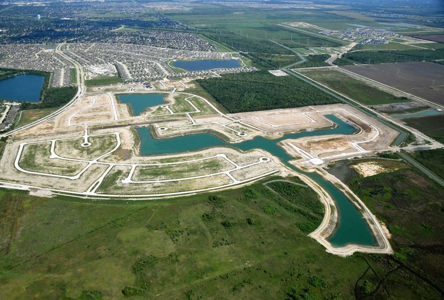 Site preparation and early development at Legacy in League City, TX (Image 21).
