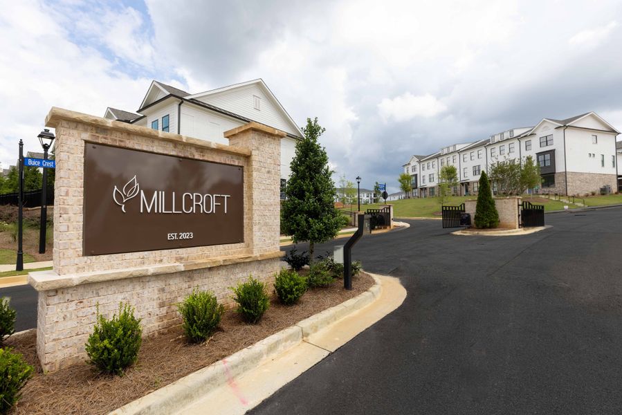 Entrance at Millcroft Entrance at Millcroft