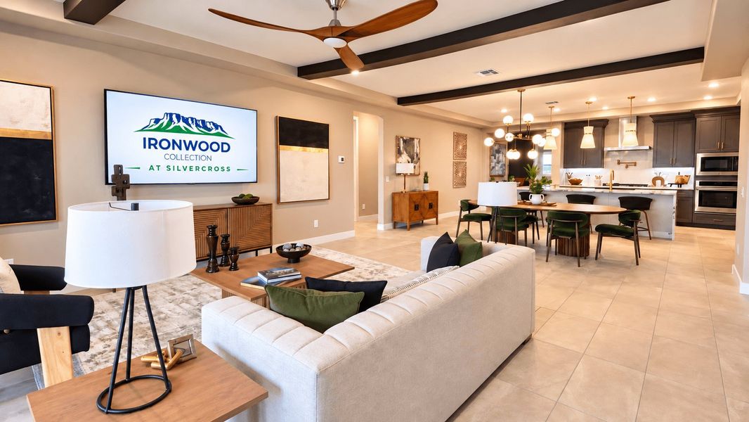Furnished interior in a model home at Silver Cross in Florence (Image 4). Furnished interior in a model home at Silver Cross in Florence (Image 4).