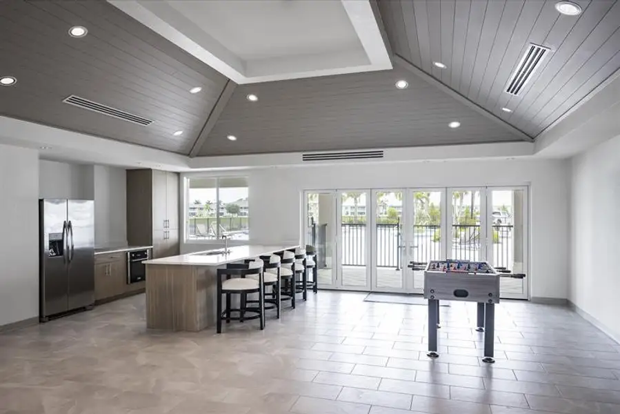 Host friends and family in your beautiful new clubhouse.