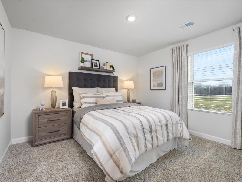 Furnished interior in a model home at The Farm at Wells Creek - Signature Collection in Gray Court (Image 18). Furnished interior in a model home at The Farm at Wells Creek - Signature Collection in Gray Court (Image 18).