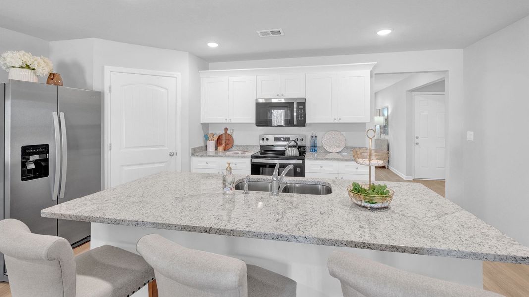 Furnished interior in a model home at Riggs Pointe in Millington (Image 10).