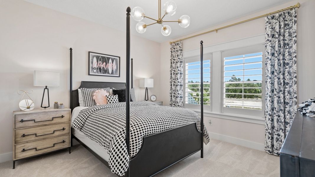 Furnished interior in a model home at SilverLeaf 80' in St. Augustine (Image 16). Furnished interior in a model home at SilverLeaf 80' in St. Augustine (Image 16).