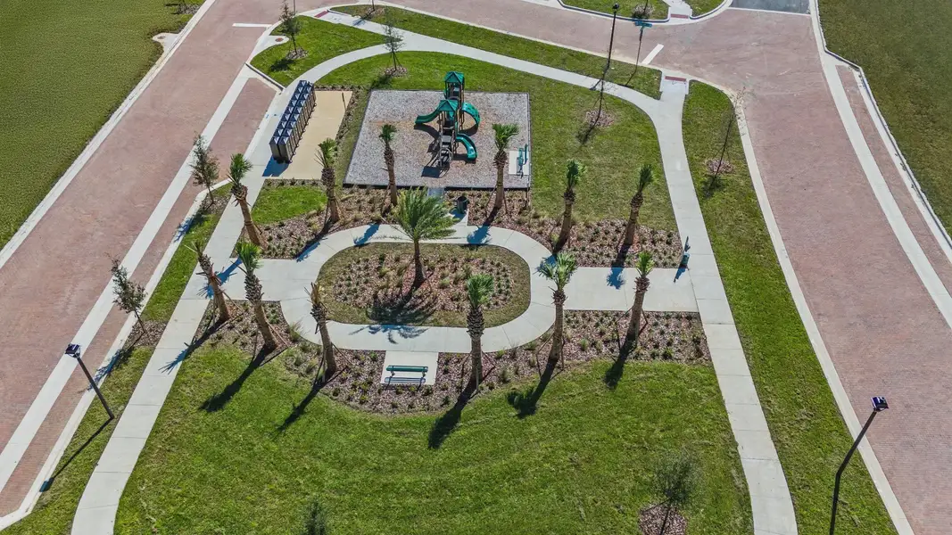 Parkview at Hamlin by DRB Homes features a fun playground and scenic trails—perfect for families to play, explore, and unwind