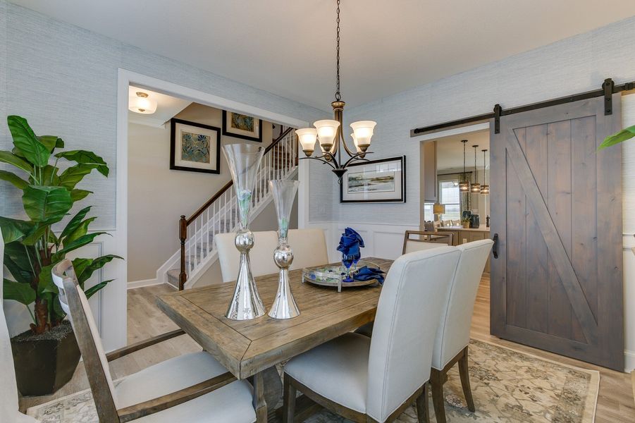 Furnished interior in a model home at Waterleigh in Moyock (Image 5).