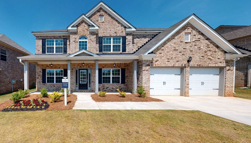 Front exterior of a home in the Oak Mountain View community, located in Carrollton, GA (Image 3). Front exterior of a home in the Oak Mountain View community, located in Carrollton, GA (Image 3).