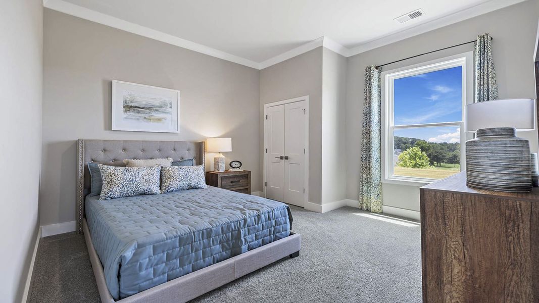 Furnished interior in a model home at Whitehawk Meadows in Travelers Rest (Image 6).