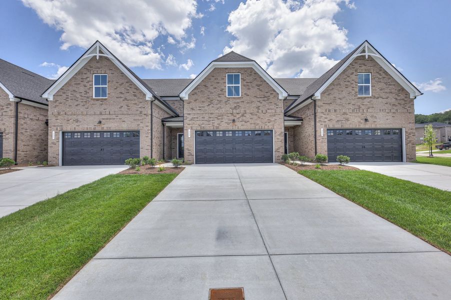 The Amethyst floorplan at Helmsley Place 55+ Townhomes.
