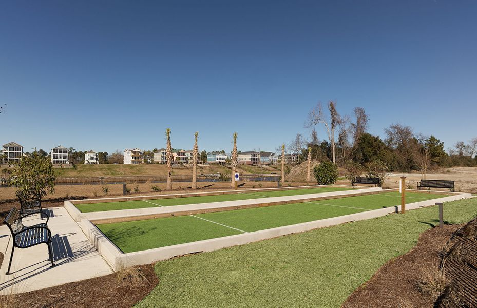 Enjoy Bocce Ball by the water