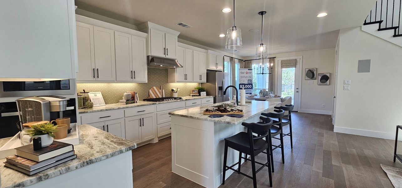 Furnished interior in a model home at Ramble 40s in Celina (Image 8).