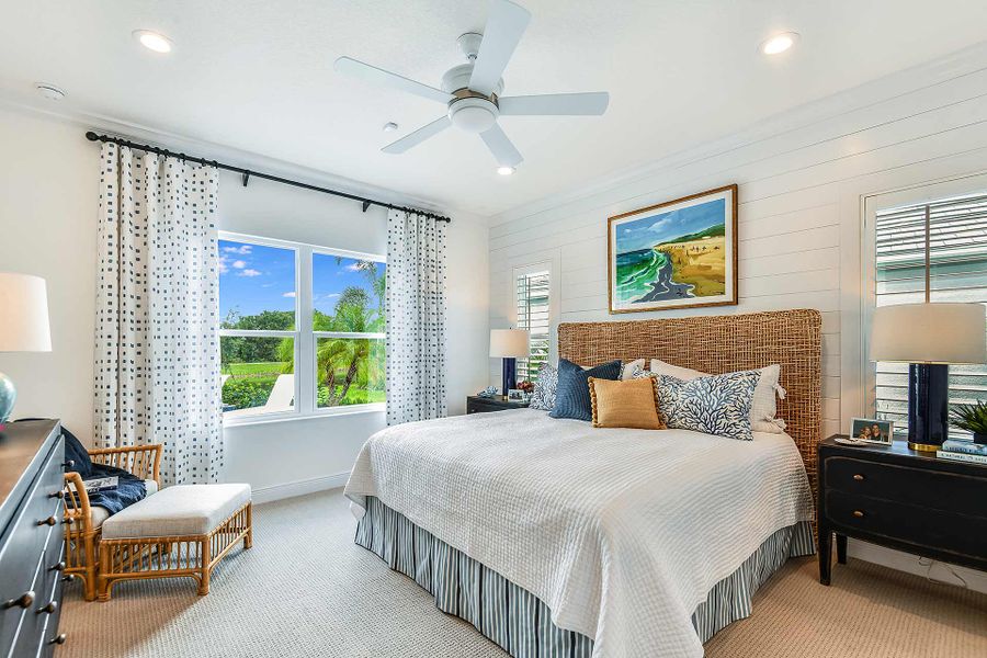 Furnished interior in a model home at Windward in Sarasota (Image 8).